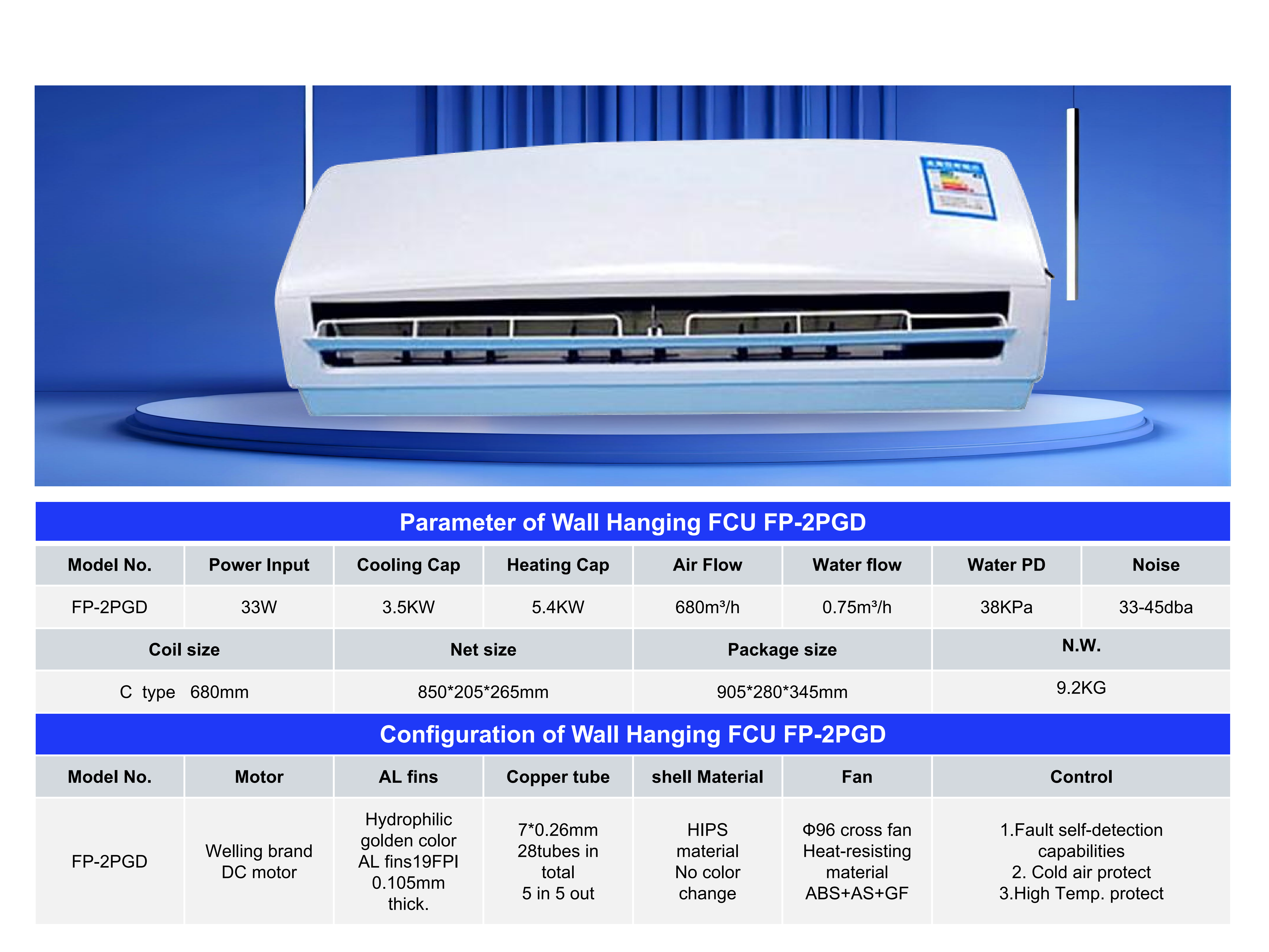 Wall hanging Fan Coil Unit_04